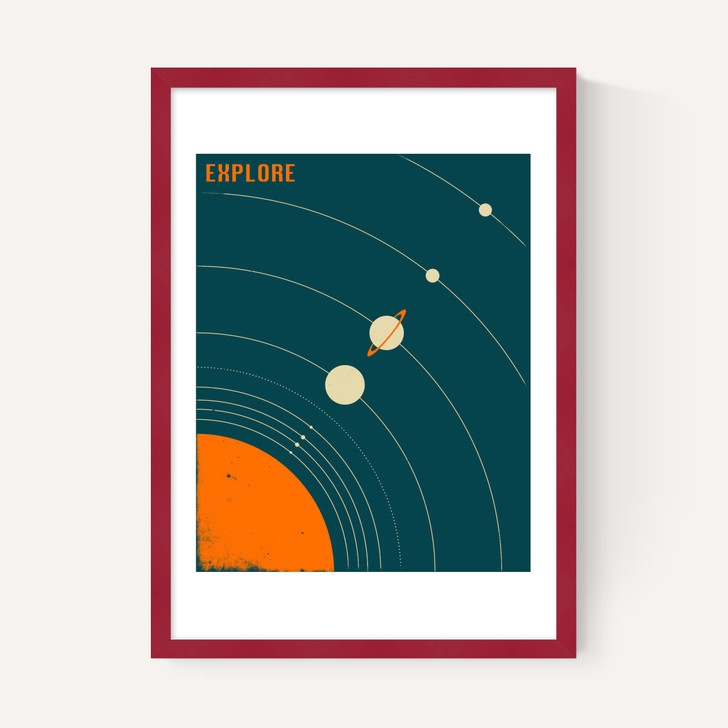 Solar System (blue) by Jazzberry Blue