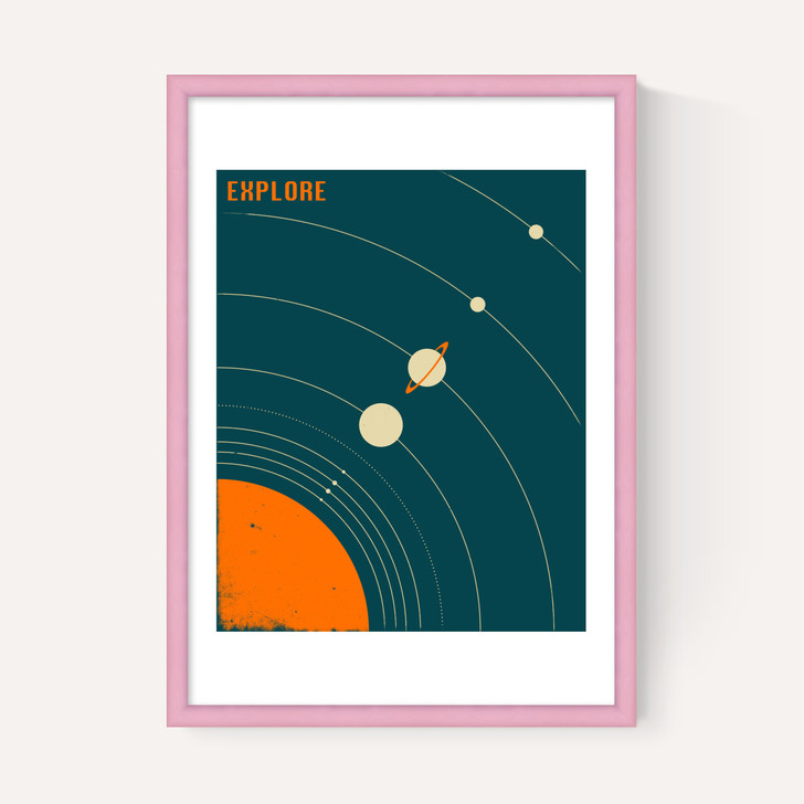 Solar System (blue) by Jazzberry Blue