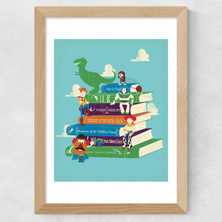 Toy Stories Wide Oak Frame Toy Stories Wide Oak Frame