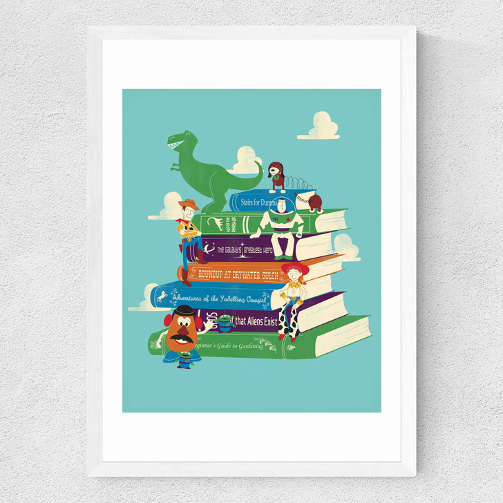 Toy Stories Medium White Frame Toy Stories Medium White Frame