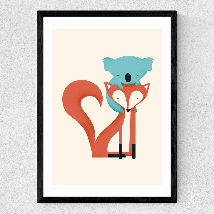Fox & Koala Medium Black Frame