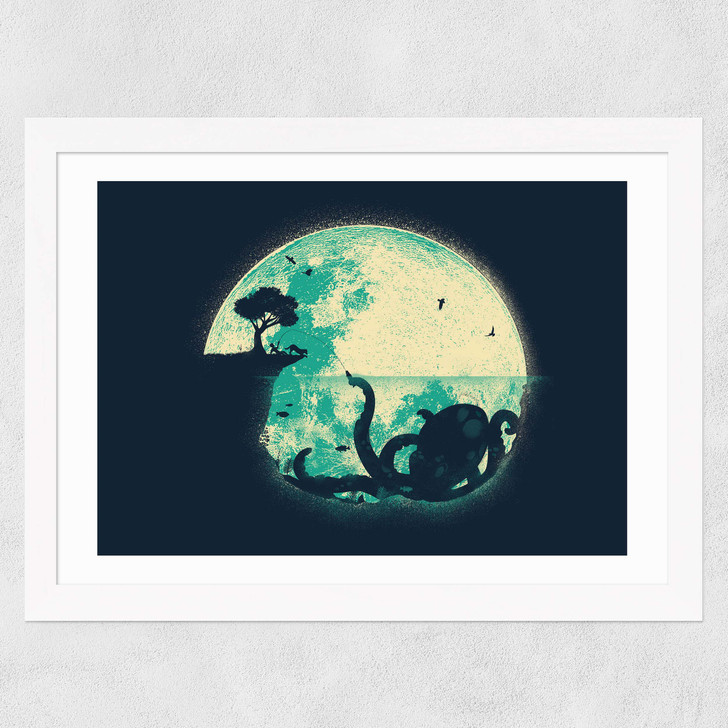 The Big One Wide White Frame