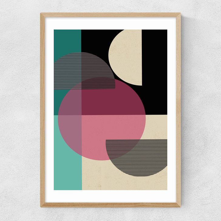 Circular Converge Narrow Oak Frame Circular Converge Narrow Oak Frame