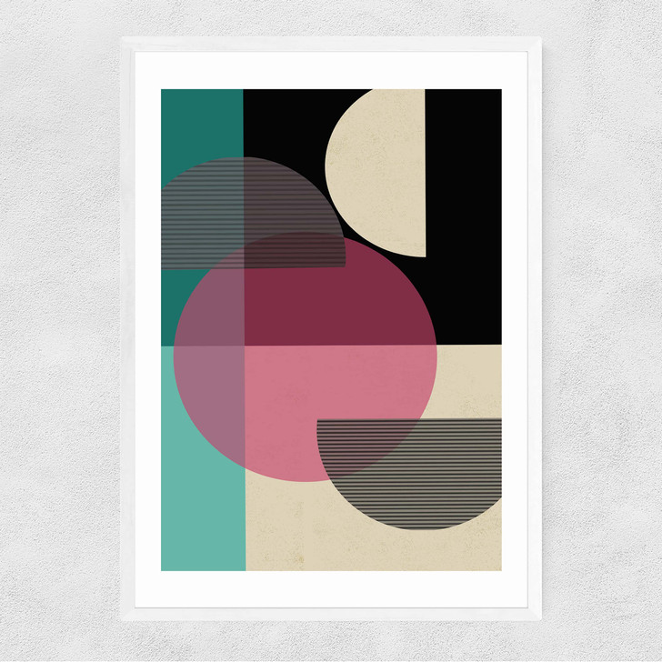 Circular Converge Narrow White Frame Circular Converge Narrow White Frame