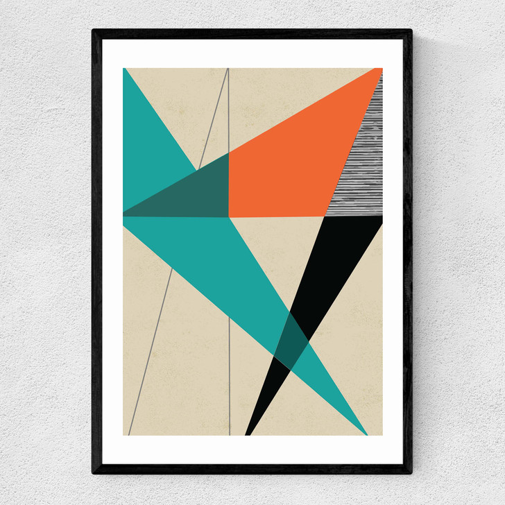 Diagonal Unity Narrow Black Frame