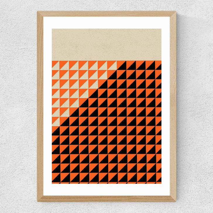 Tri Graphic Medium Oak Frame