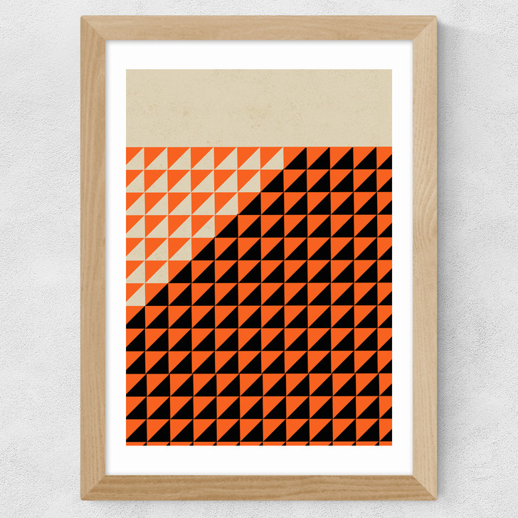 Tri Graphic Wide Oak Frame