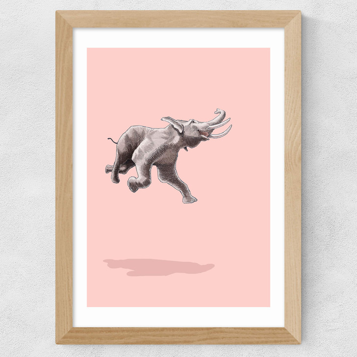 Like a Bird - Float by Jason Ratliff Wide Oak Frame Like a Bird - Float by Jason Ratliff Wide Oak Frame