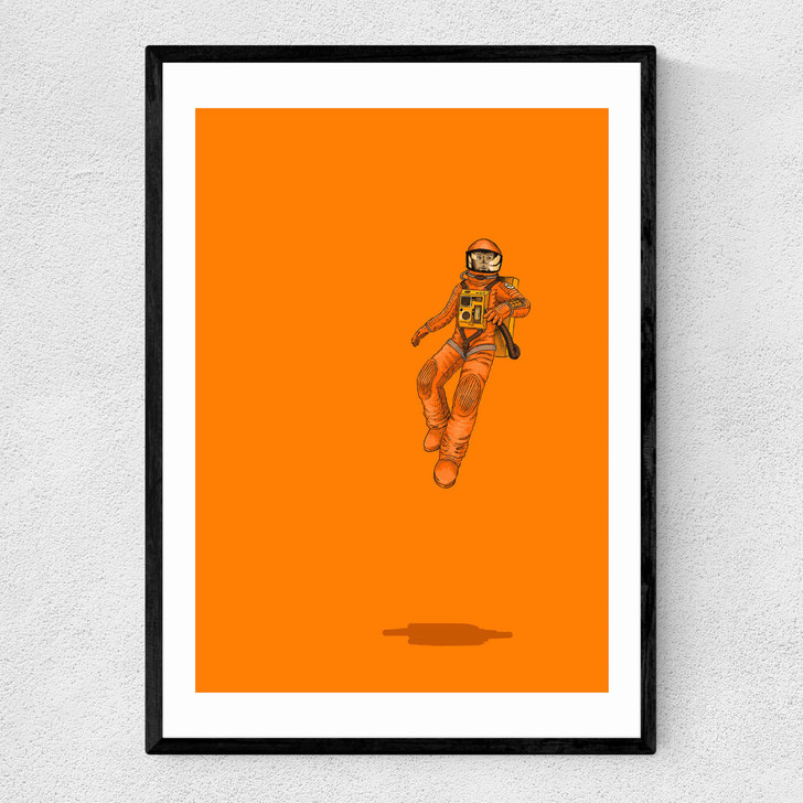 Out in Space - Float by Jason Ratliff Narrow Black Frame