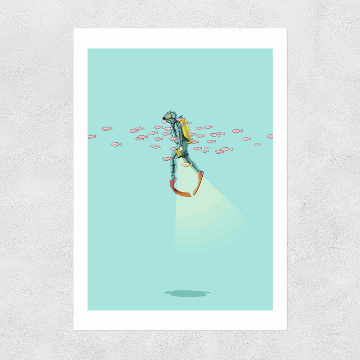 Under the Sea - Float by Jason Ratliff Unframed Print