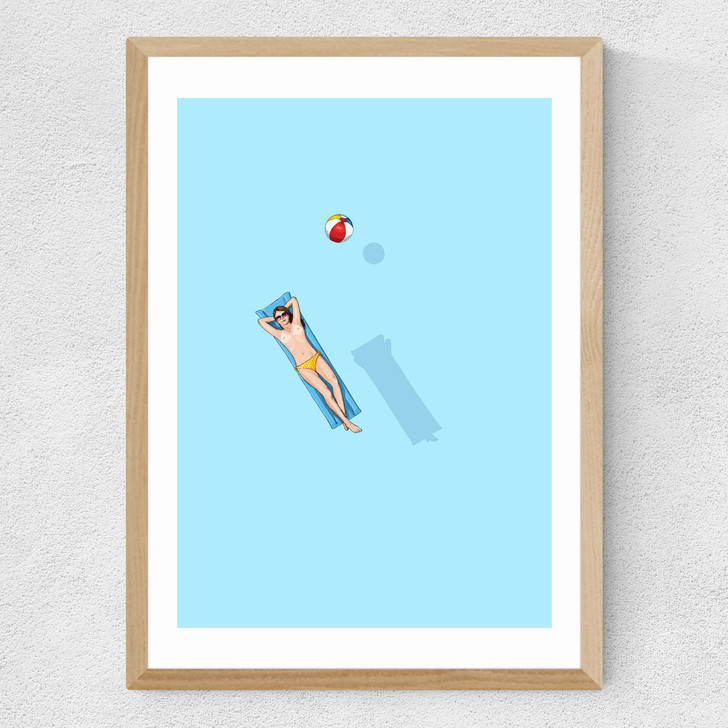 Under the Sun - Float by Jason Ratliff Medium Oak Frame Under the Sun - Float by Jason Ratliff Medium Oak Frame