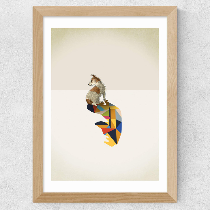 Jack - Walking Shadows Wide Oak Frame