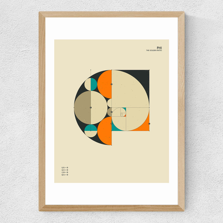 Phi by Jazzberry Blue Medium Oak Frame Phi by Jazzberry Blue Medium Oak Frame