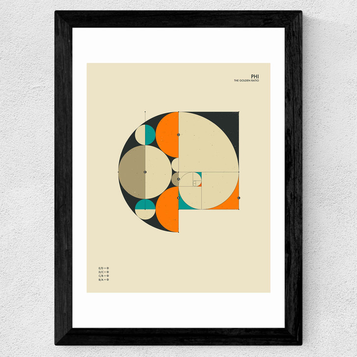 Phi by Jazzberry Blue Wide Black Frame
