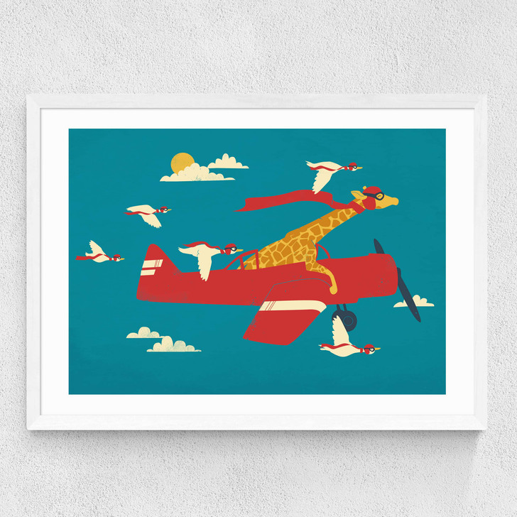 Red Barons Medium White Frame