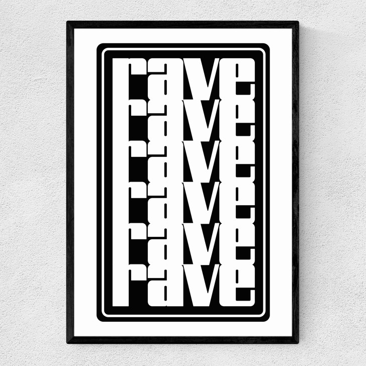 Rave Narrow Black Frame