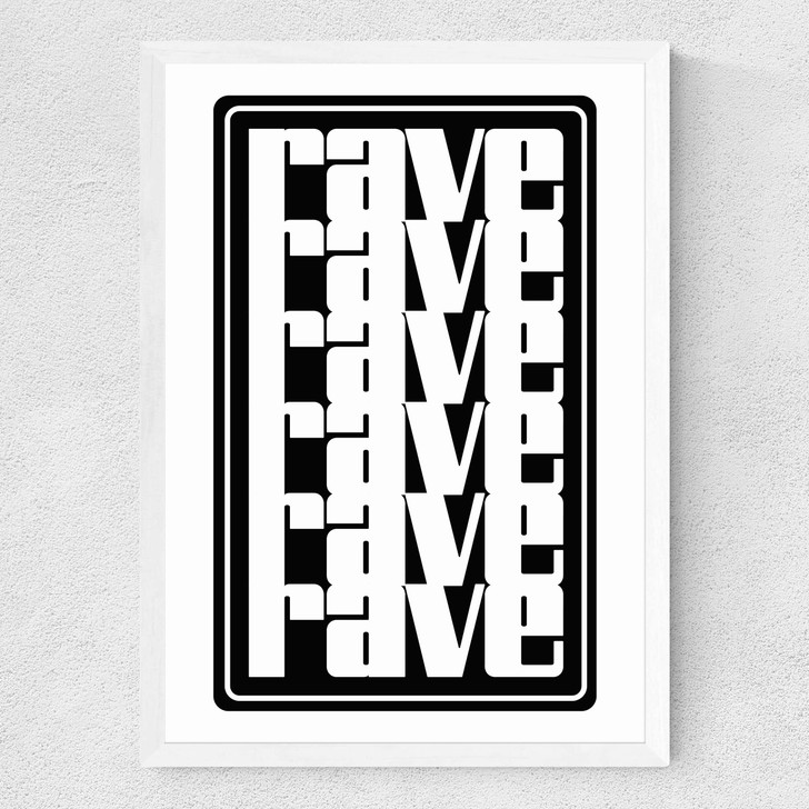 Rave Medium White Frame