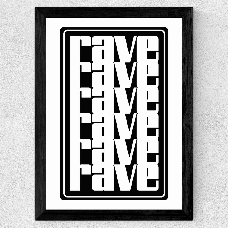 Rave Wide Black Frame