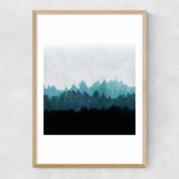 Woods Pastel Narrow Oak Frame