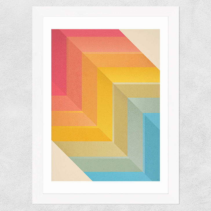 Back and Forth Wide White Frame Back and Forth Wide White Frame