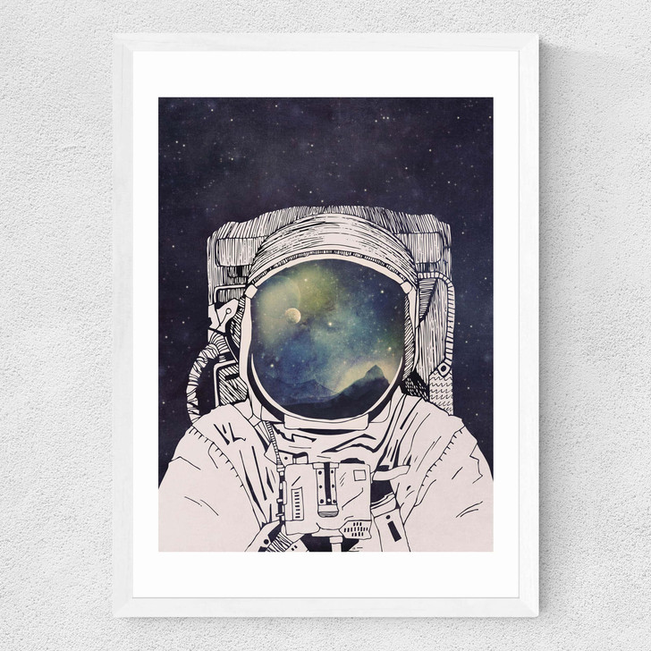 Dreaming of Space Medium White Frame Dreaming of Space Medium White Frame