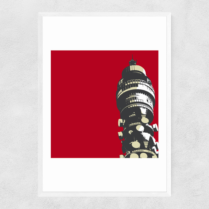 GPO Tower Narrow White Frame GPO Tower Narrow White Frame