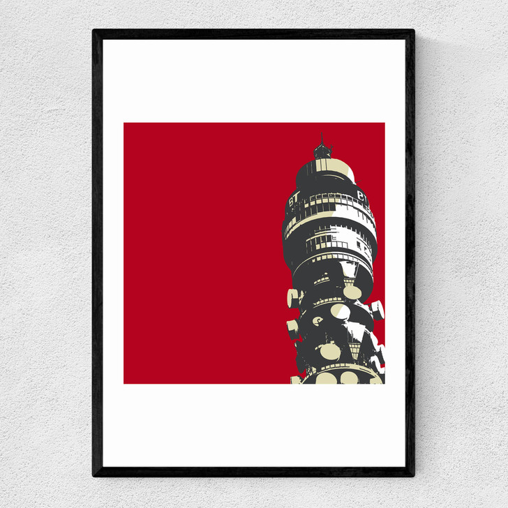 GPO Tower Narrow Black Frame