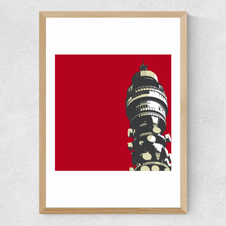 GPO Tower Medium Oak Frame