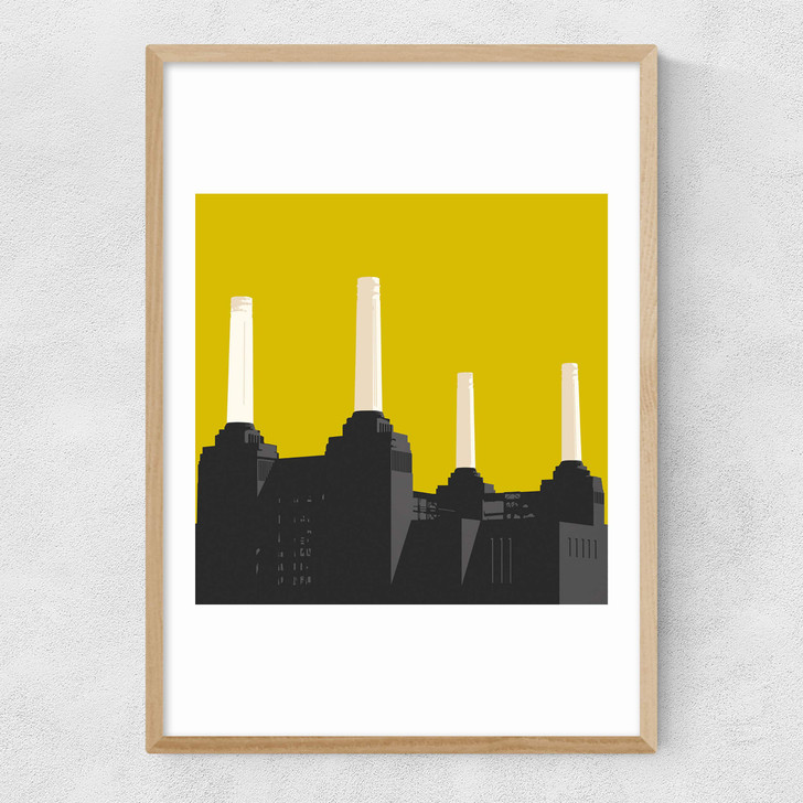 Battersea Power Station Narrow Oak Frame