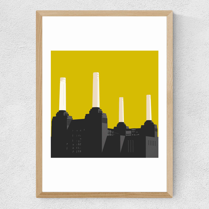 Battersea Power Station Medium Oak Frame