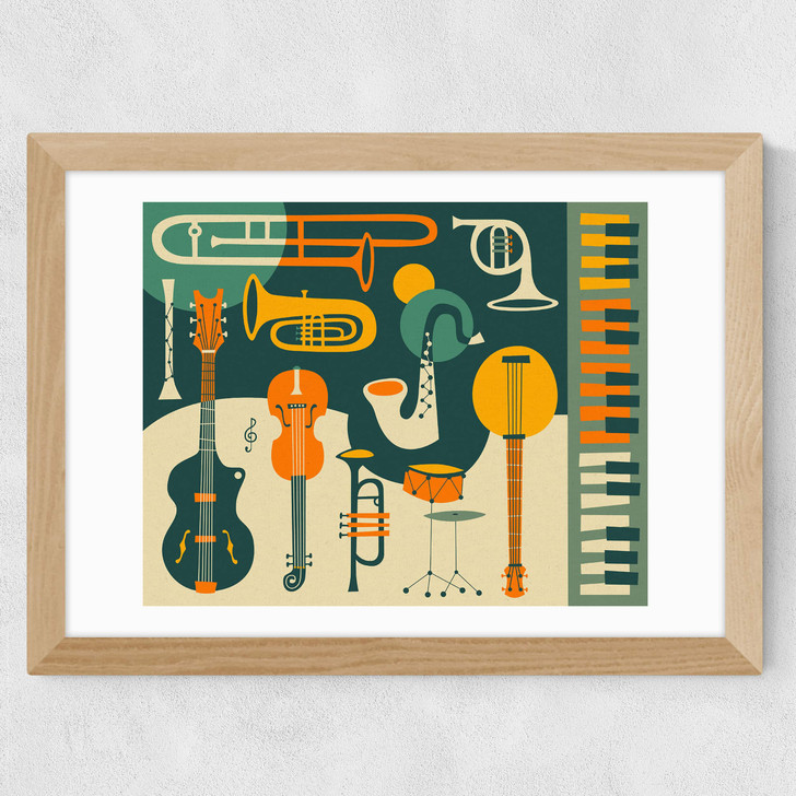 All That Jazz Wide Oak Frame All That Jazz Wide Oak Frame