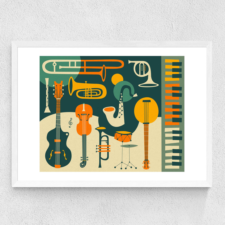 All That Jazz Medium White Frame All That Jazz Medium White Frame