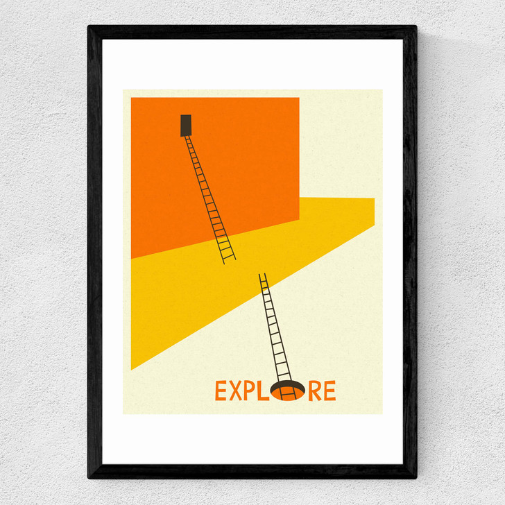 Explore New Medium Black Frame Explore New Medium Black Frame