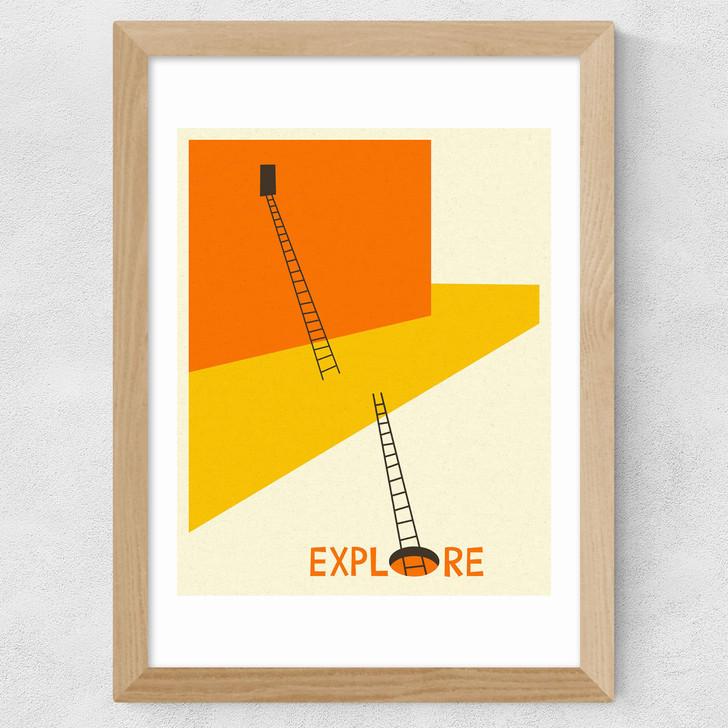 Explore New Wide Oak Frame