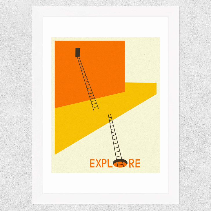 Explore New Wide White Frame
