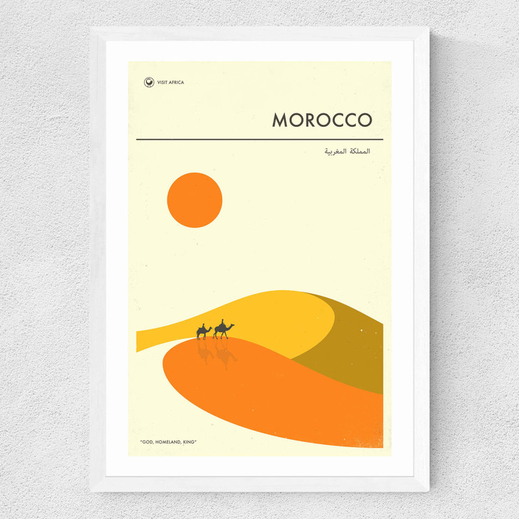 Morocco Medium White Frame