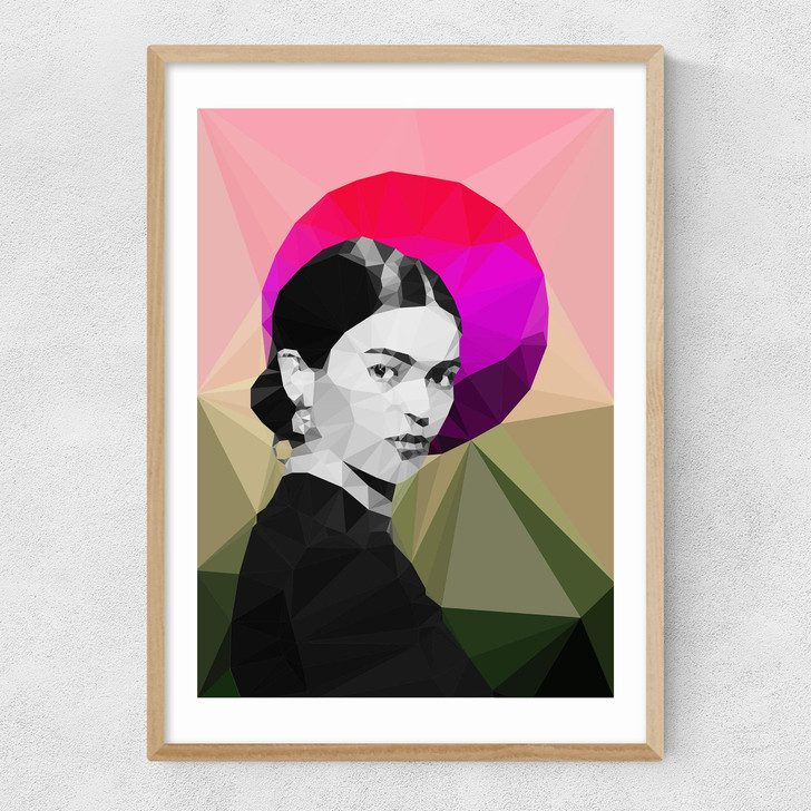 Frida Sunrise Narrow Oak Frame