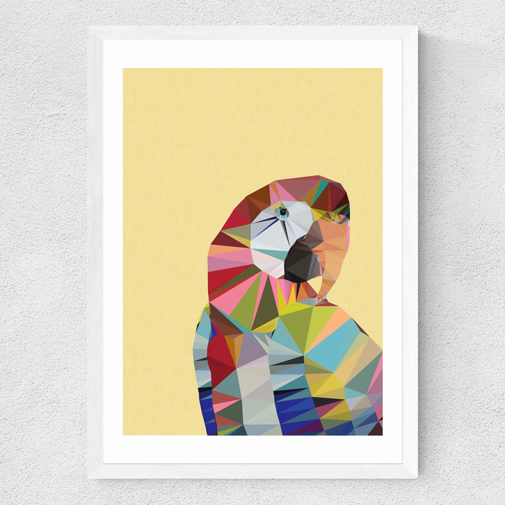 Macaw Medium White Frame Macaw Medium White Frame