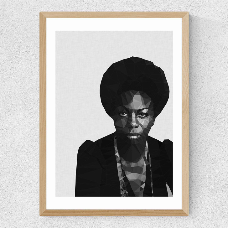 Nina Simone Medium Oak Frame Nina Simone Medium Oak Frame