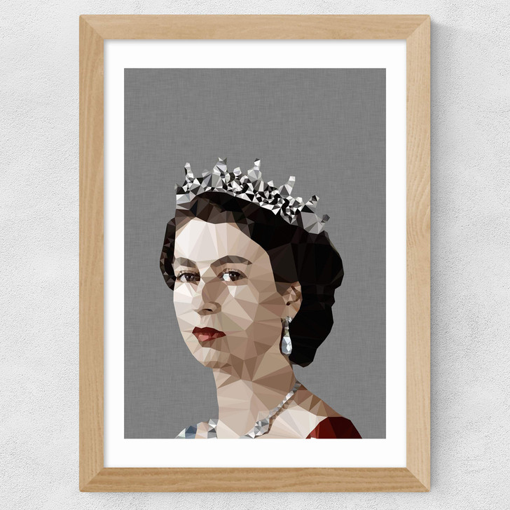 Queenie Wide Oak Frame