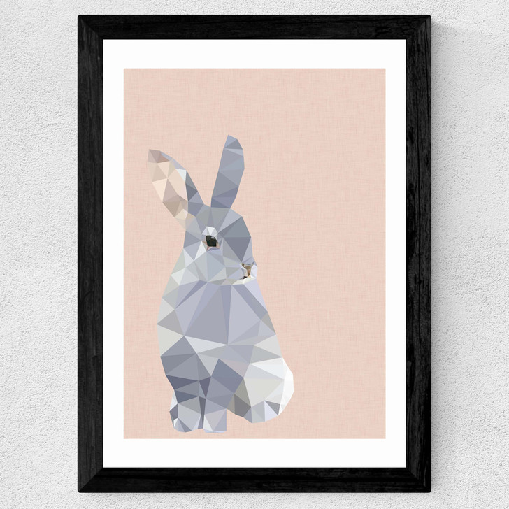 Rabbit Wide Black Frame