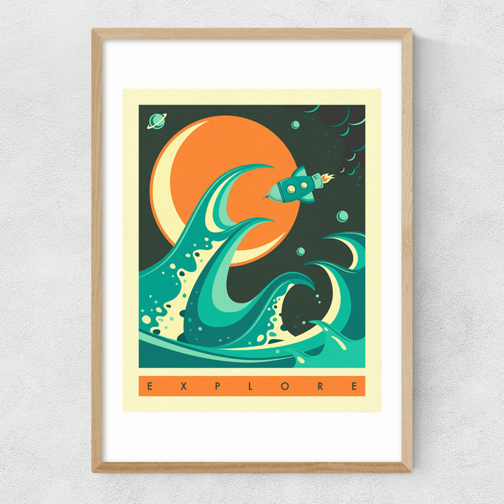 Explore 1 Narrow Oak Frame