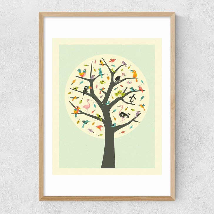 Tree of Life Narrow Oak Frame Tree of Life Narrow Oak Frame