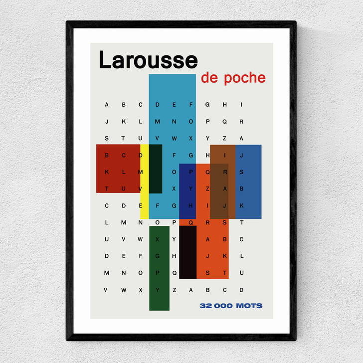 Larousse de Poche Narrow Black Frame