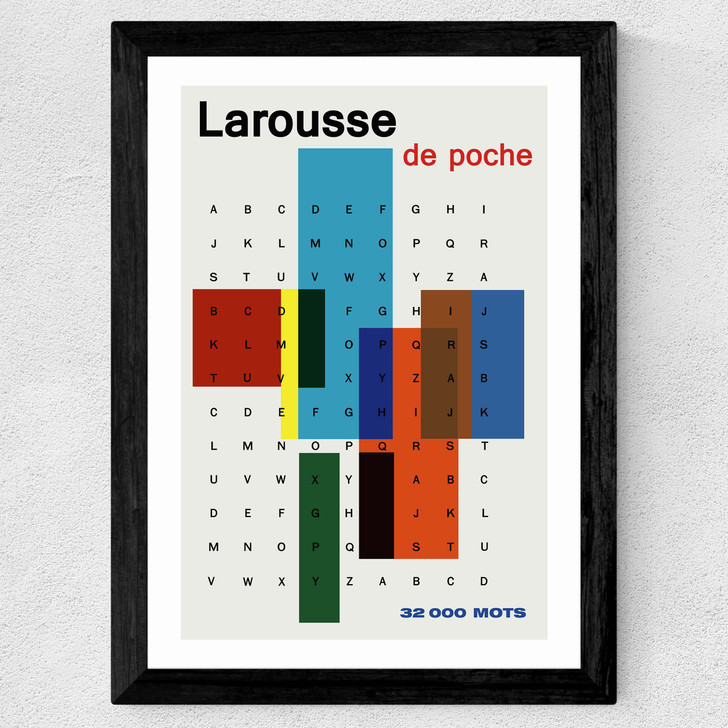 Larousse de Poche Wide Black Frame