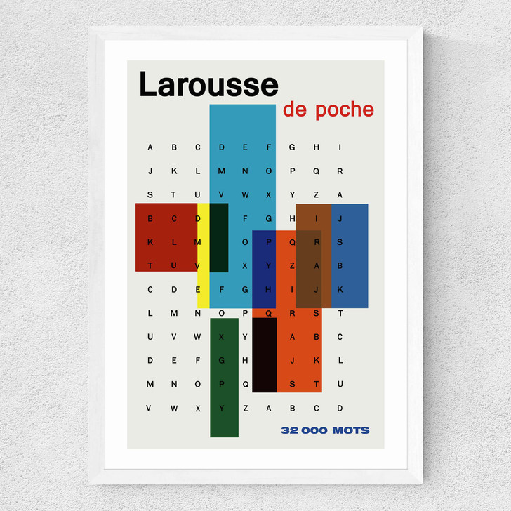 Larousse de Poche Medium White Frame