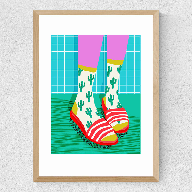 Sliders Medium Oak Frame Sliders Medium Oak Frame