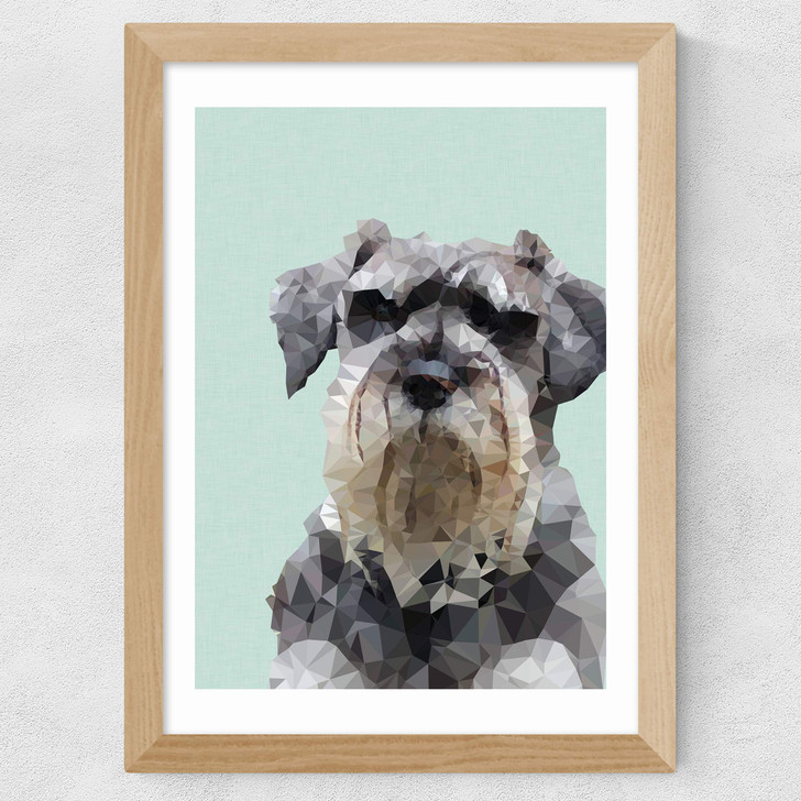 Schnauzer Wide Oak Frame Schnauzer Wide Oak Frame