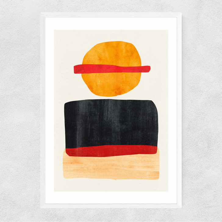 Skyline Narrow White Frame