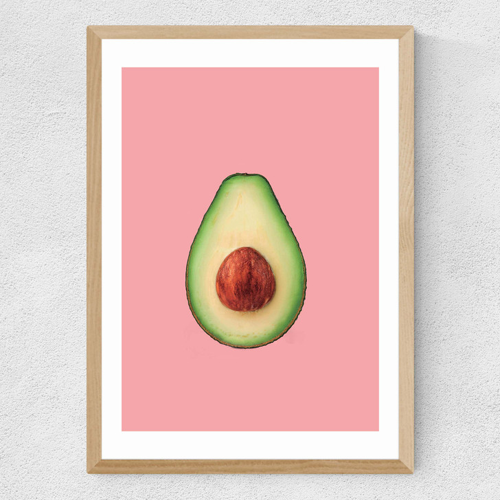Avocado Medium Oak Frame Avocado Medium Oak Frame